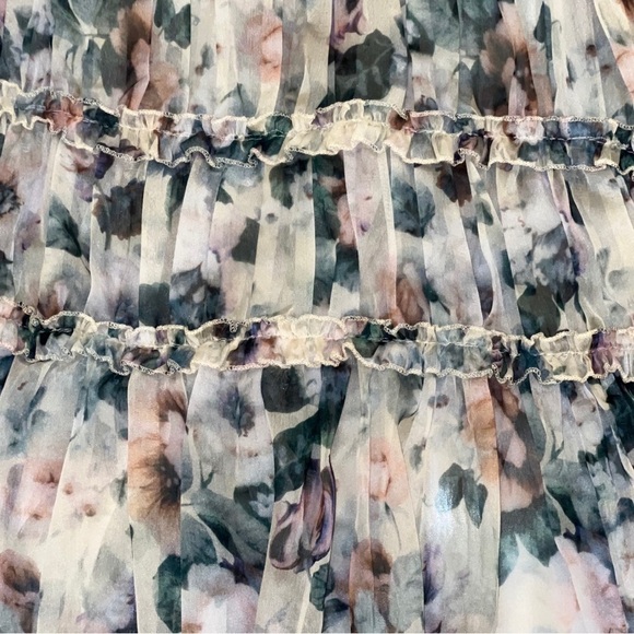 StyleKeeper Green Floral Ruffle Dress - Picture 3 of 6